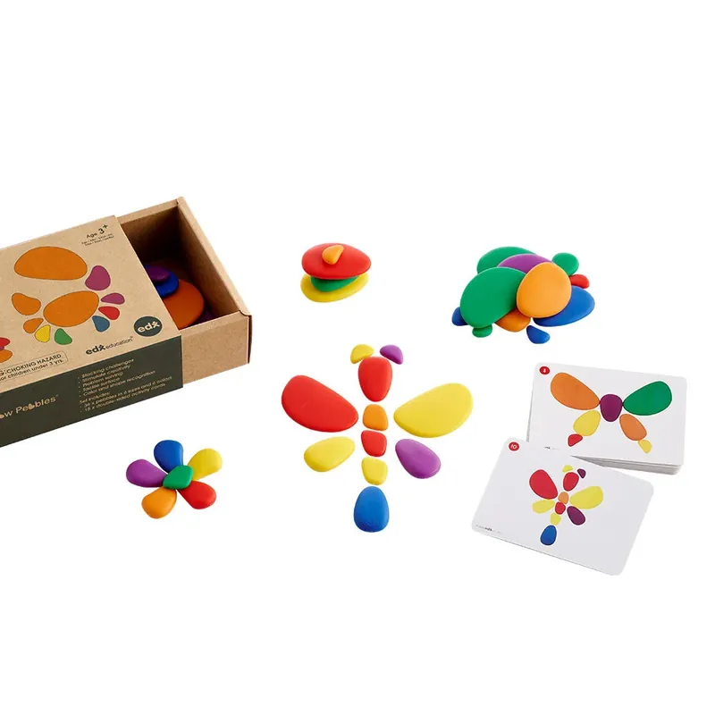 Betaalbaar Edx Education - Mini Regenboog Keiseltjes - Set van 36