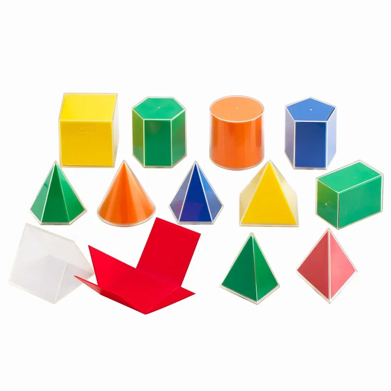 Edx Education - Meetkundige Vormen 2D en 3D - Set van 12 Tijdelijk Beschikbaar