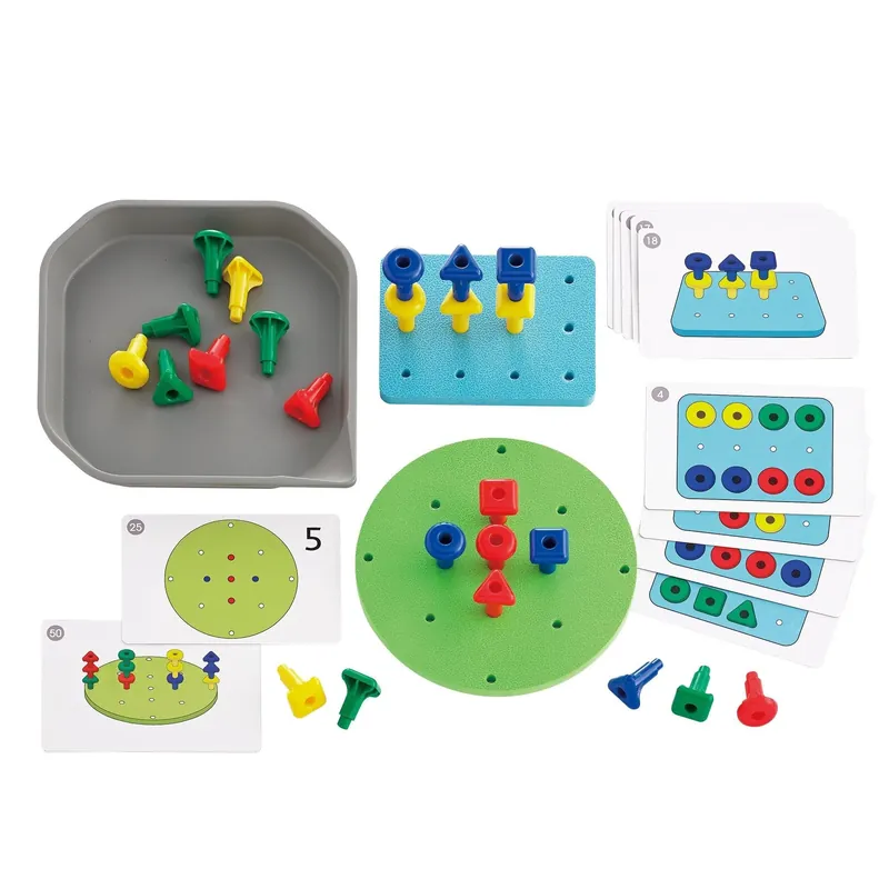Merkproduct Edx Education - FunPlay Geo Steekpennen - Set van 24