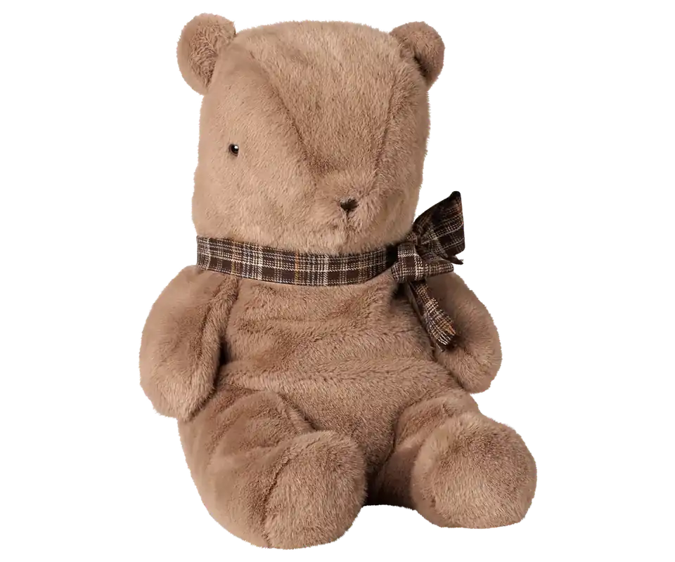 Maileg - Teddybeer Pluche, Groot - Donker Paddenstoel Direct Beschikbaar