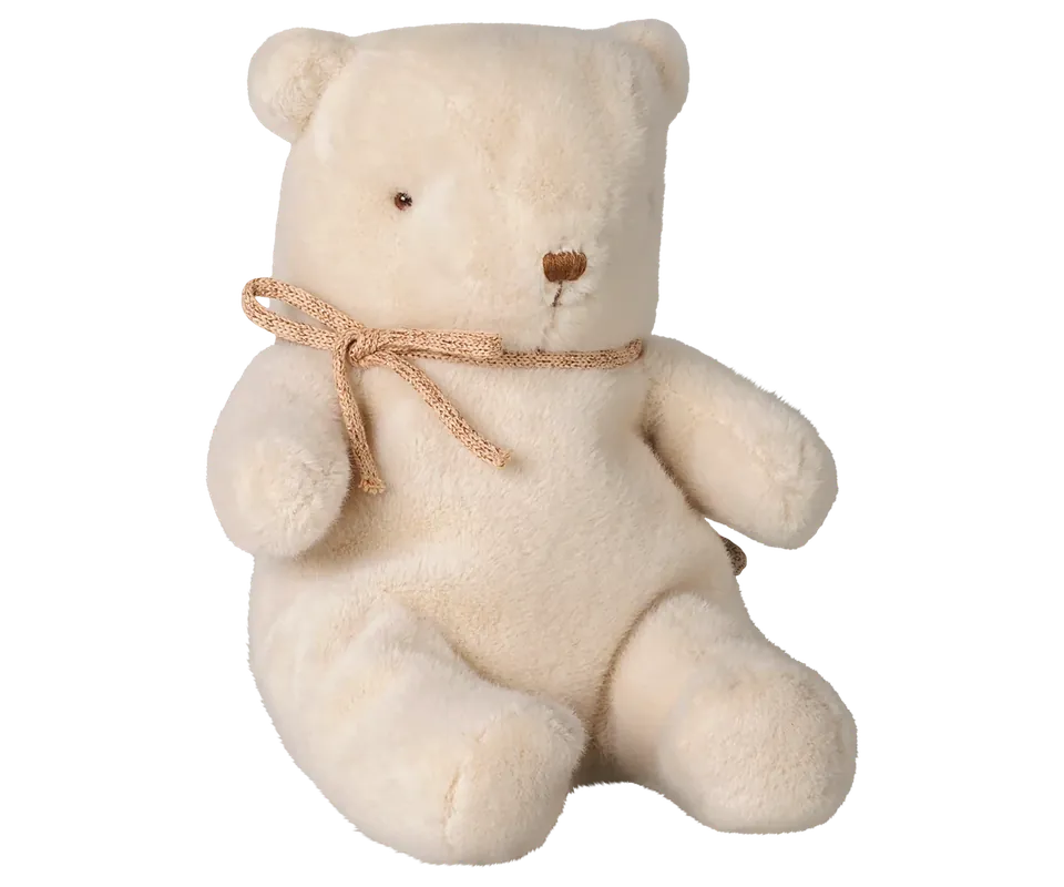 Maileg - Teddybeer Knuffel, Klein - Gebroken wit Express Levering