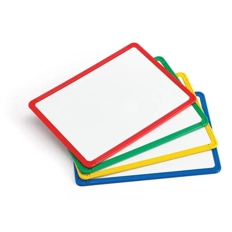 Edx Education - Magnetische Whiteboards met Gekleurde Rand - Set van 4 Speciale Aanbieding