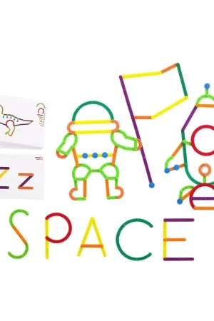 Actieprijs Edx Education - Geostix Letterconstructie Set - 200 stuks