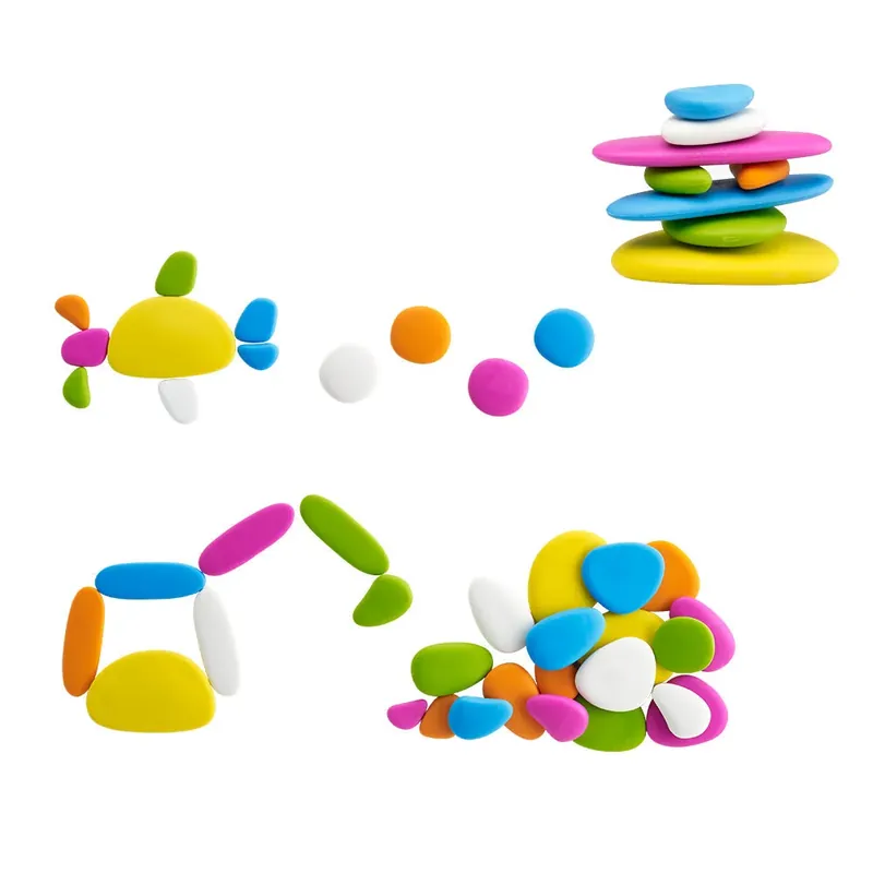 Edx Education - Neon Regenboog Kiezelstenen Activiteitenset - 39 stuks Korting