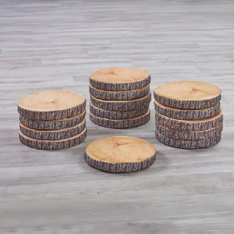 Alleen Vandaag Cosy - Boomstam Zitschijven Set (15 stuks)