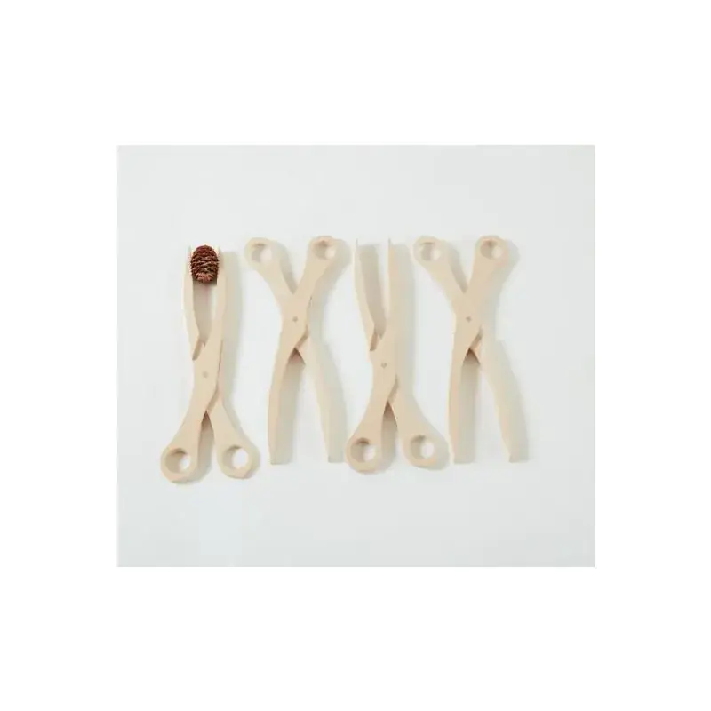 Cosy - Knijptangen van Hout (Set van 4) Beperkte Voorraad