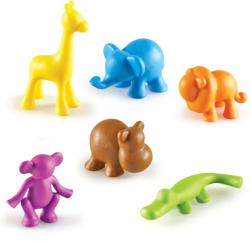 Learning Resources - Wild About Animals Jungle Tellers - 72 Dieren in 6 Soorten Snelle Levering