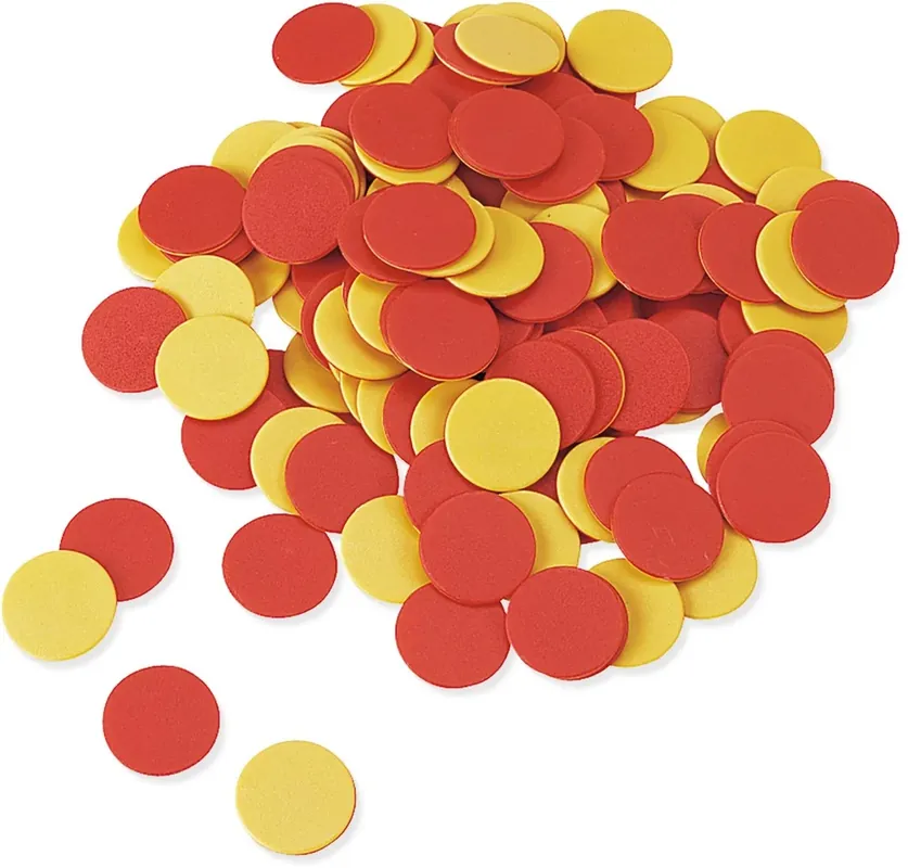 Learning Resources - Tweekleurige Rekenfiches, Slimme Set van 120 Stuks Snelle Levering