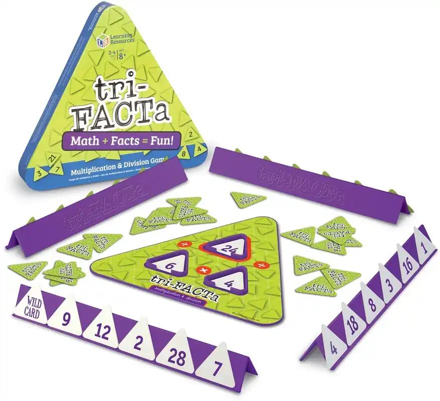 Beperkt Aanbod Learning Resources - tri-FACTa!™ Vermenigvuldiging en Deling Spel