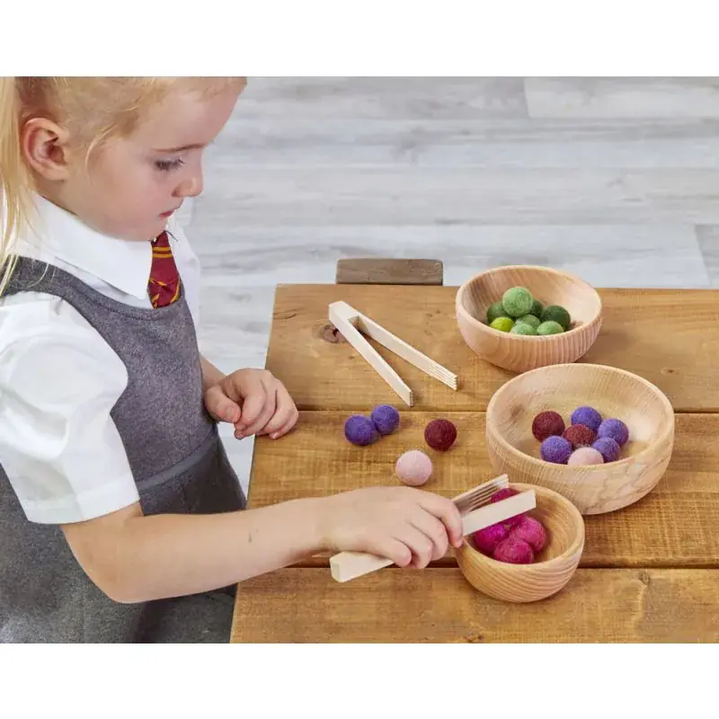 Cosy - Houten Nestschalen Set van 3 Korting