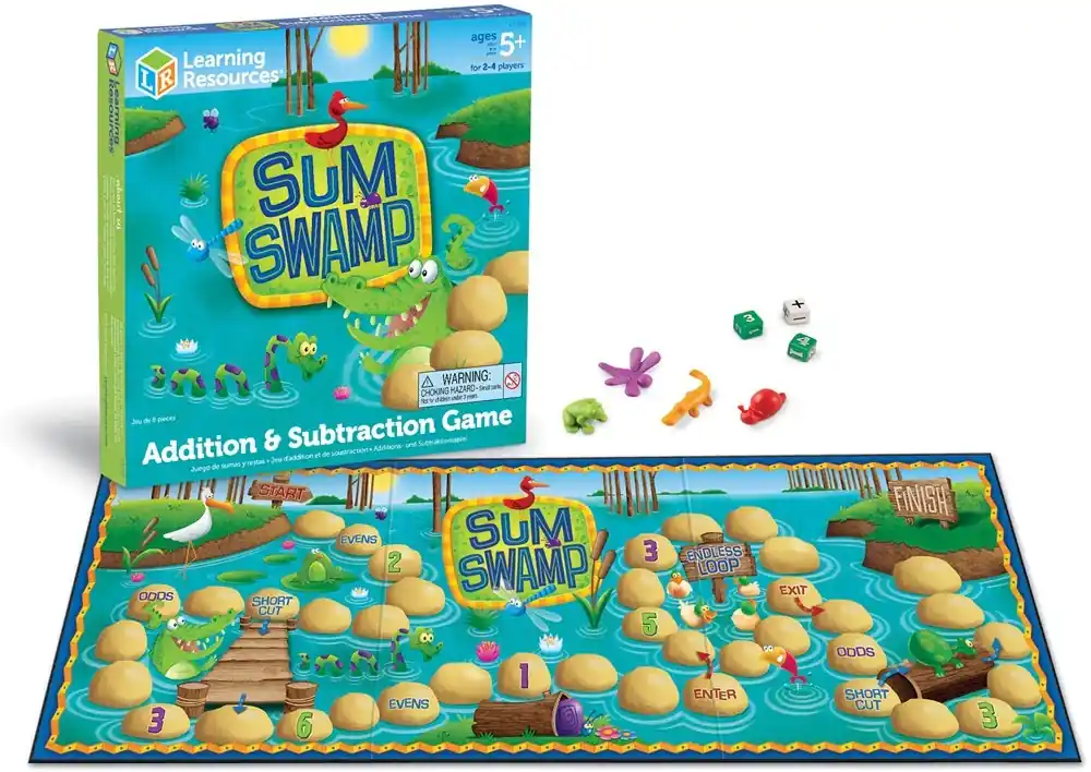 Populair Learning Resources - Sum Swamp Optellen en Aftrekken Spel