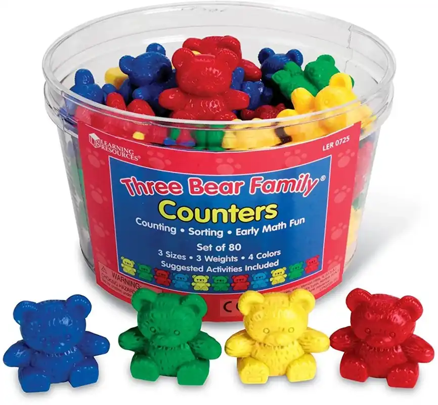 Learning Resources - Berentellers Familie Set van 80 Stuks Favoriet
