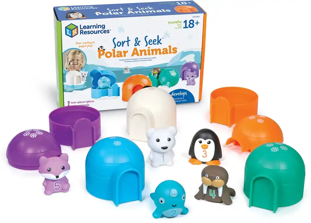 Speciale Aanbieding Learning Resources - Sort & Seek™ Pooldierdieren Sorteer- en Stapelset