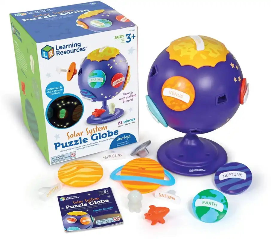 Seizoensaanbieding Learning Resources - Zonnestelsel Puzzel Globe