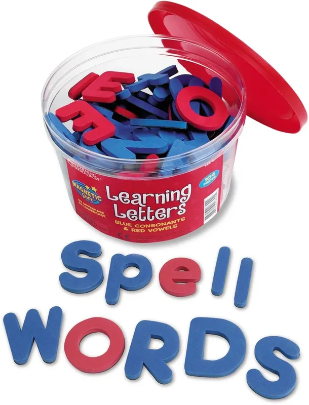 Learning Resources - Zachte Foam Magnetische Leerletters Op = Op