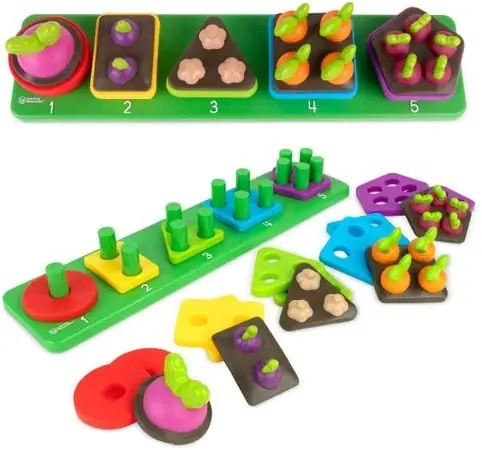 Learning Resources - Stapeltuin met Vormen en Kleuren Gratis Retour