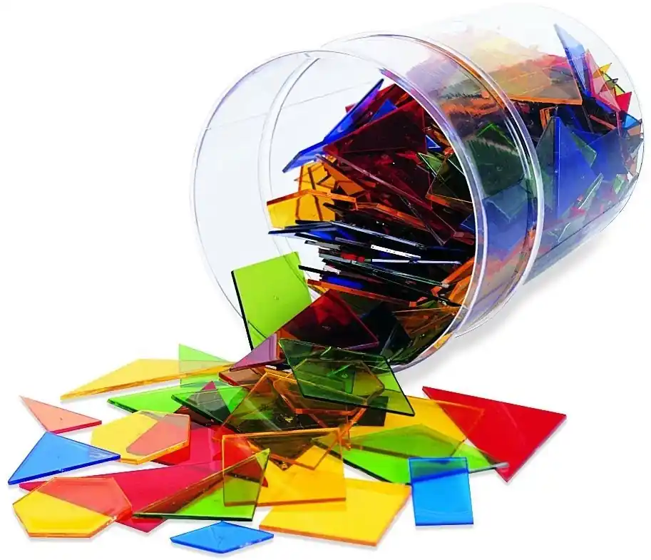 Direct Beschikbaar Learning Resources - Power Polygons Geometrie Set - 450 Stuks