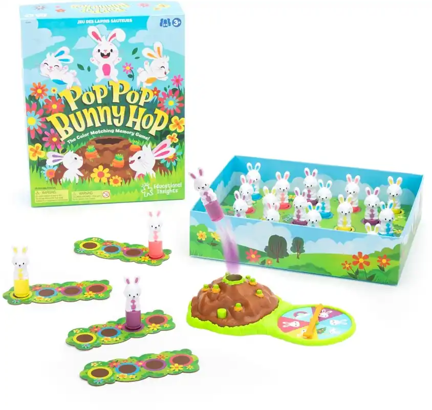 Learning Resources - Pop Pop Bunny Hop Spel Gereduceerde Prijs