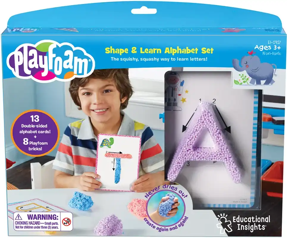 Premium Learning Resources - Playfoam Vormen & Leren Alfabet Set