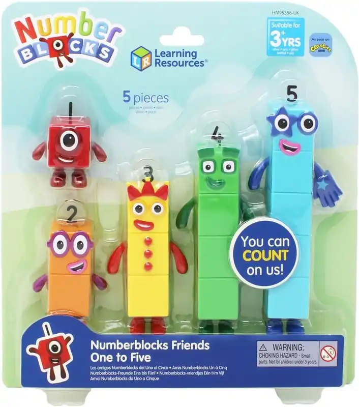 Learning Resources - Numberblocks Vriendjes Een tot Vijf Geheugenspel Alleen Vandaag