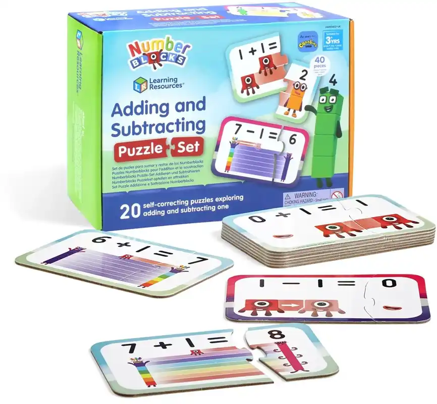Learning Resources - Numberblocks Optellen en Aftrekken Puzzelset Actieprijs