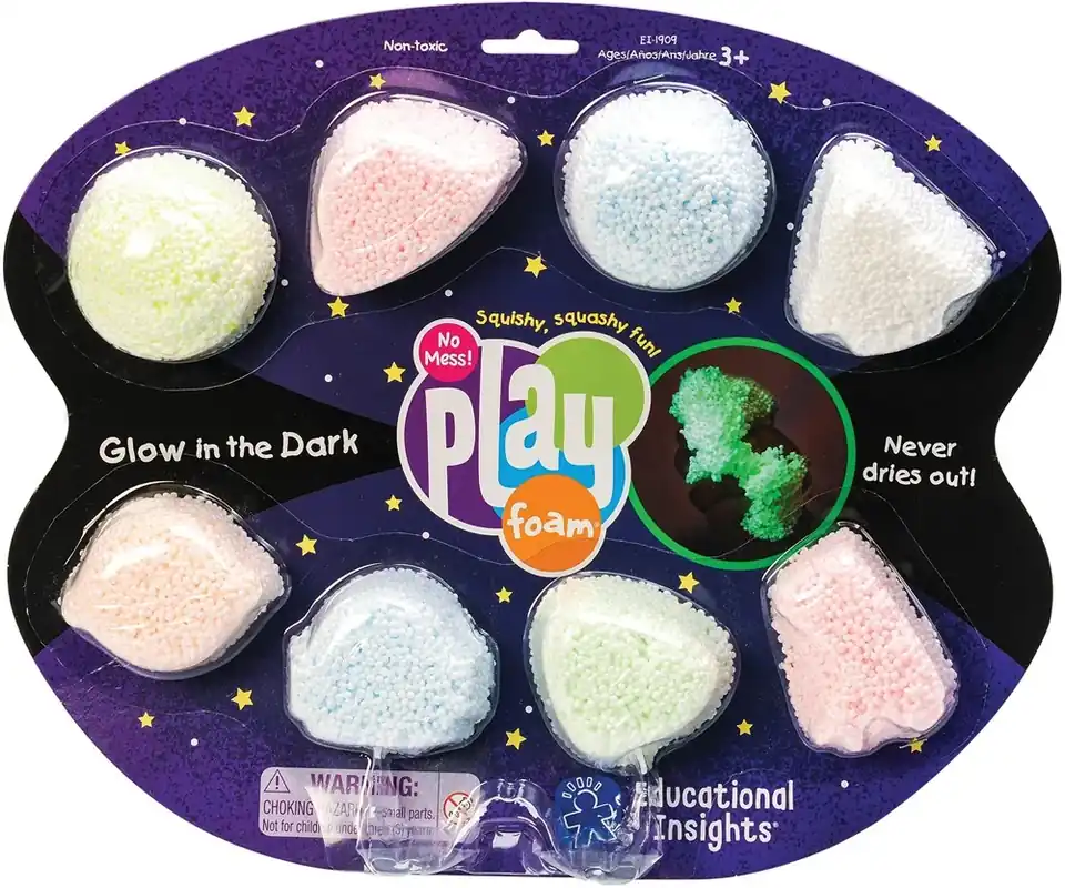 Learning Resources - Playfoam Glow In The Dark - 8 stuks Flitsaanbieding