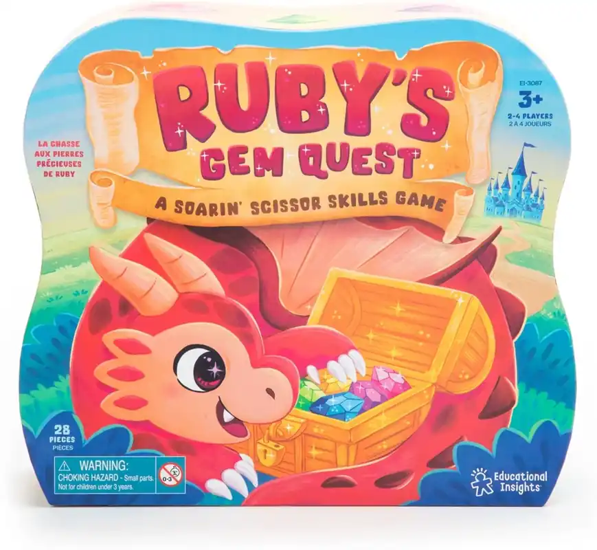 Learning Resources - Ruby's Edelsteenzoektocht Schaarbehendigheid Spel Direct Verzonden