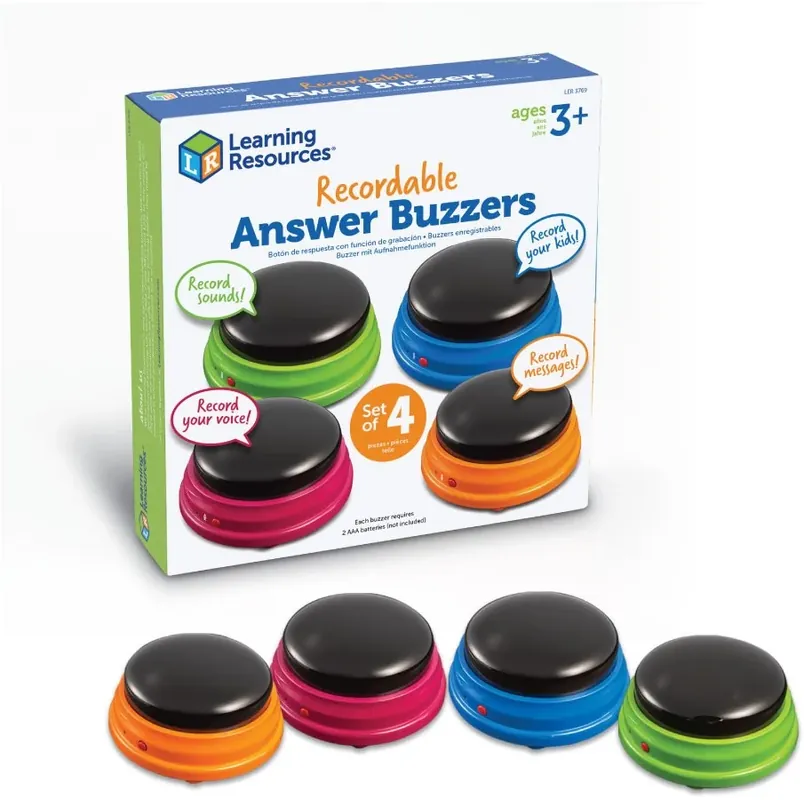 Learning Resources - Opneembare Antwoordzoemer (Set van 4) Alleen Vandaag