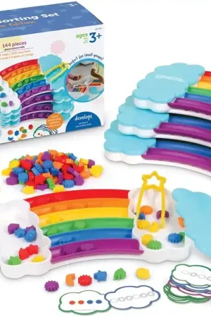 Voordeelprijs Learning Resources - Regenboog Sorteerbladen Klaslokaal Editie (Set van 4)