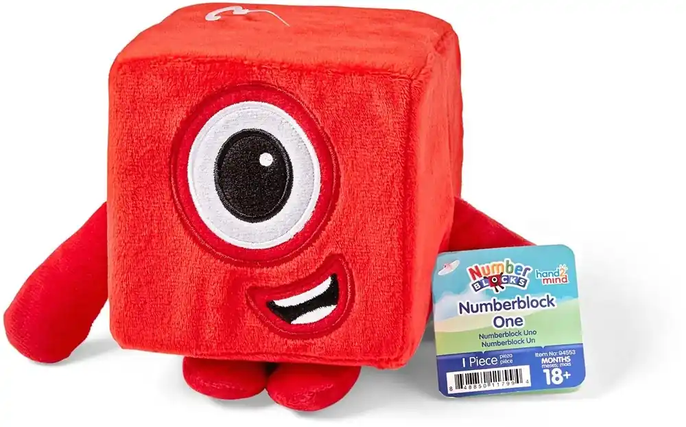 Laatste Versie Learning Resources - Numberblock One Knuffel