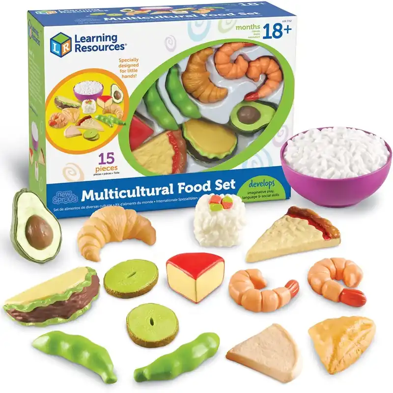 Flitsaanbieding Learning Resources - New Sprouts Multicultureel Voedsel Speelset