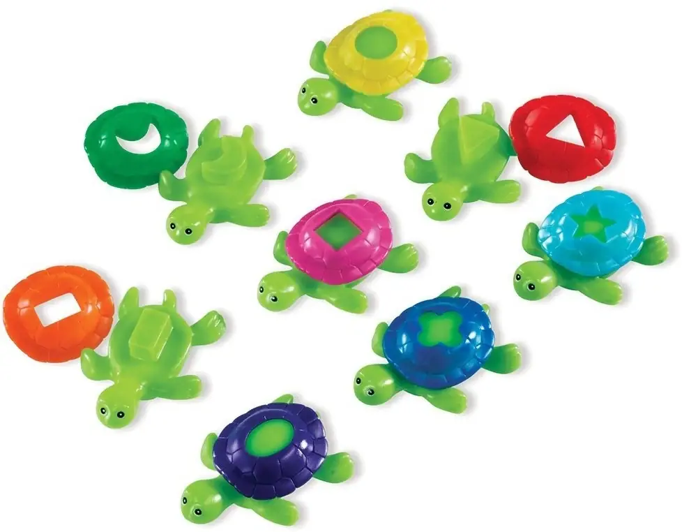 Meest Verkocht Learning Resources - Smart Splash Vormenschildpadden - Set van 16 Badspeelgoed Schildpadjes