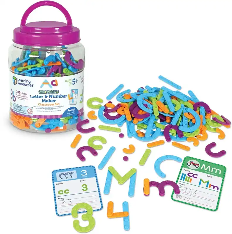 Korting Learning Resources - Skill Builders Letter en Cijfer Maker Klaslokaal Set