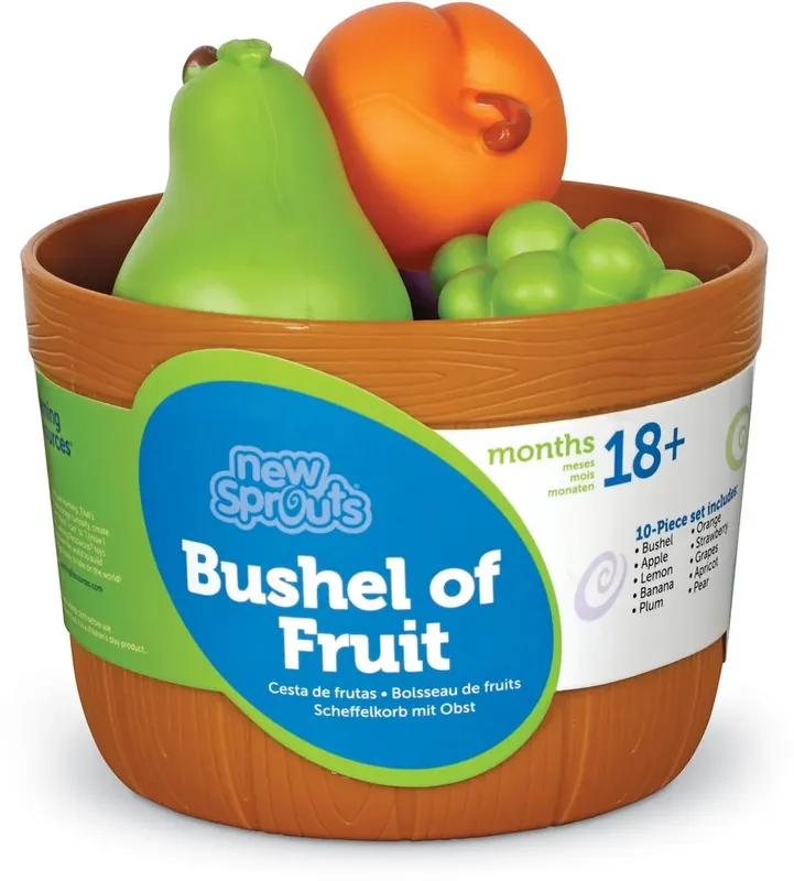 Veilige Betaling Learning Resources - New Sprouts Mand met Speelgoedfruit