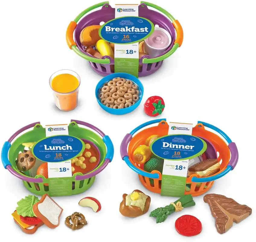 Koopje Learning Resources - New Sprouts Ontbijt, Lunch en Diner Mandjes