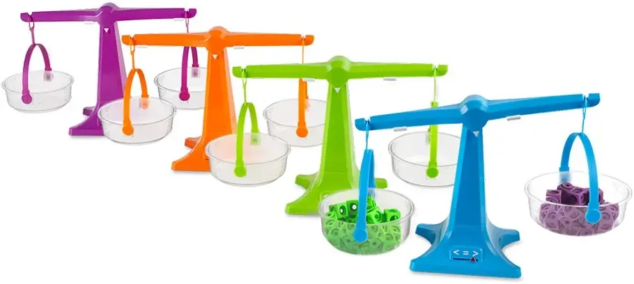 Learning Resources - Nestbare Weegschalen Set van 4 Tijdelijk Beschikbaar