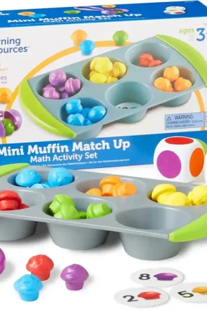 Aanbieding Learning Resources - Mini Muffin Telmatch Rekenactiviteit Set