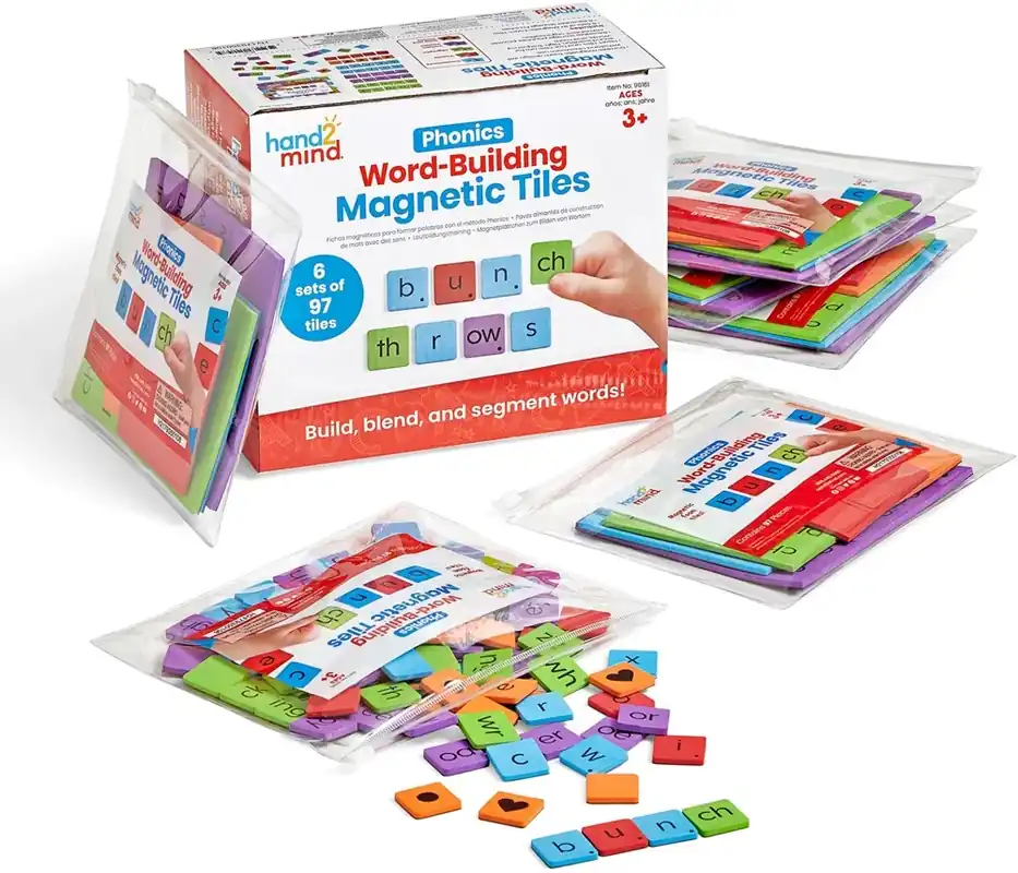 Learning Resources - Magnetische Tegels voor Klankbewustzijn en Woordopbouw Laatste Kans