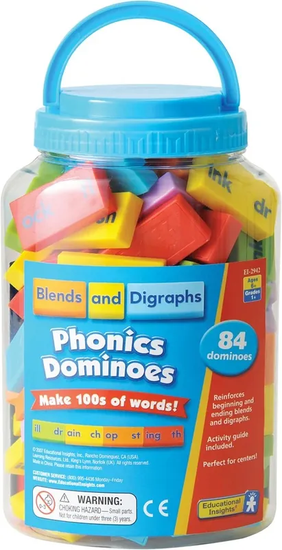 Learning Resources - Foniek Domino Blends & Digraphs Premium