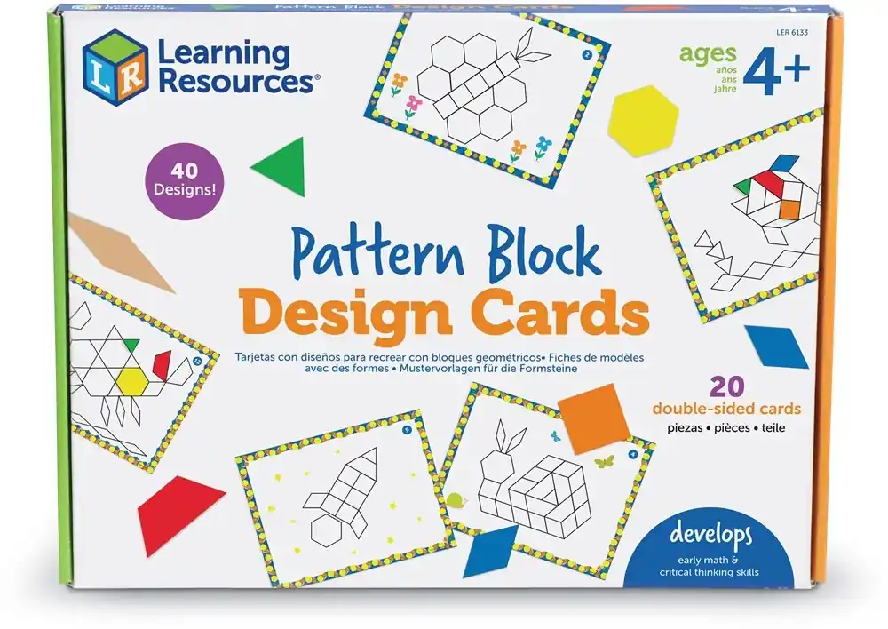 Tijdelijk Beschikbaar Learning Resources - Patroonblokken Ontwerpkaarten