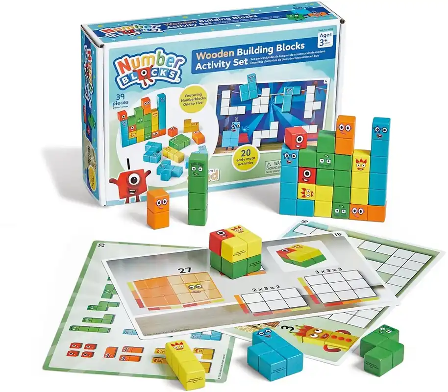 Merkproduct Learning Resources - Numberblocks Houten Winkel Rekenspel - 28-delige Set