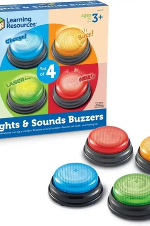 Voordeelprijs Learning Resources - Licht en Geluid Buzzers - Set van 4