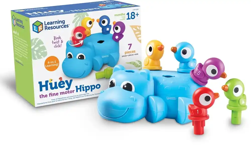 Op = Op Learning Resources - Huey het Nijlpaard Fijne Motoriek Speelgoed