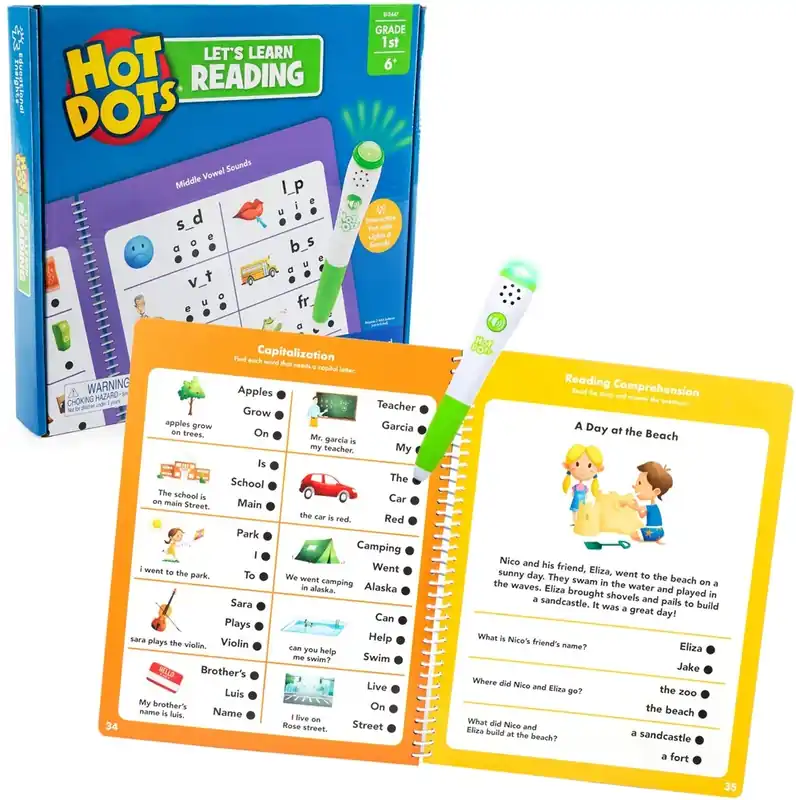 Learning Resources - Hot Dots® Leer Lezen Groep 3 Set Gecertificeerd