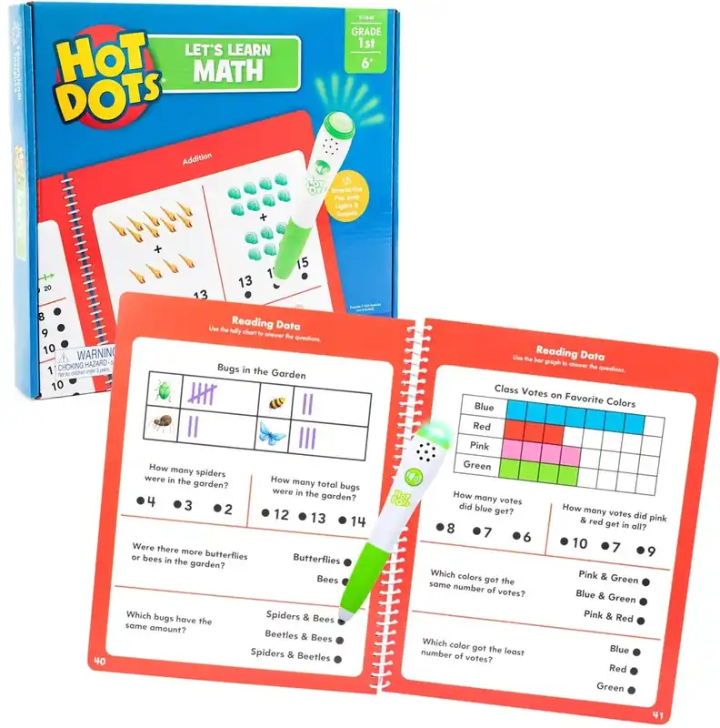 Learning Resources - Hot Dots® Laten we Rekenen Leren Groep 3 Aanbieding