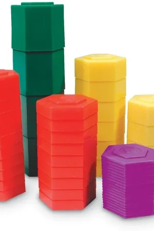 Voordeelprijs Learning Resources - Hexagram Metrisch Gewichtenset - 54 Stuks