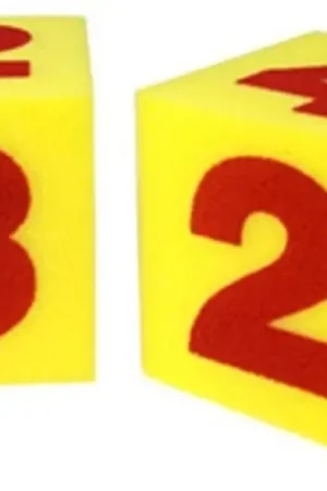 Actieprijs Learning Resources - Grote Zachte Dobbelstenen met Cijfers - Set van 2