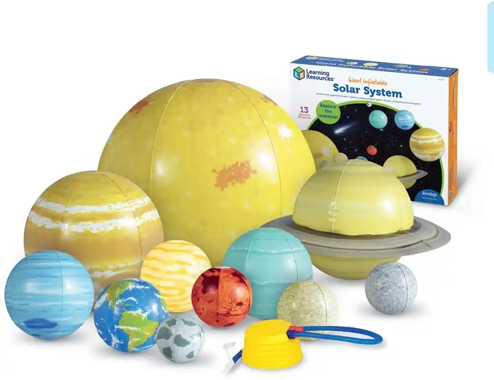 Learning Resources - Opblaasbaar Zonnestelsel Set XXL Gratis Retour