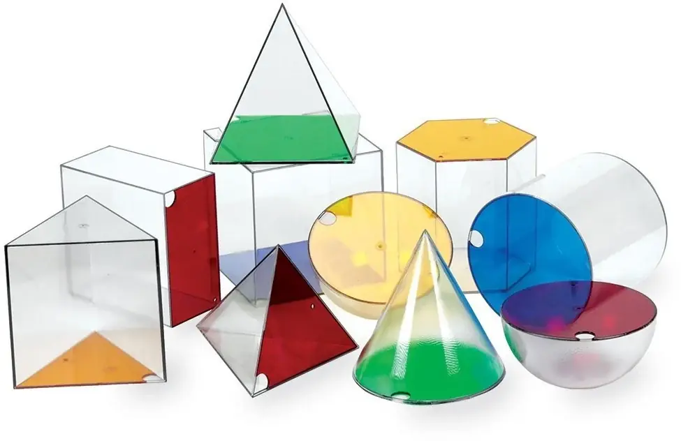 Gereduceerde Prijs Learning Resources - Reuze 3D Meetkundevormen - Set van 10