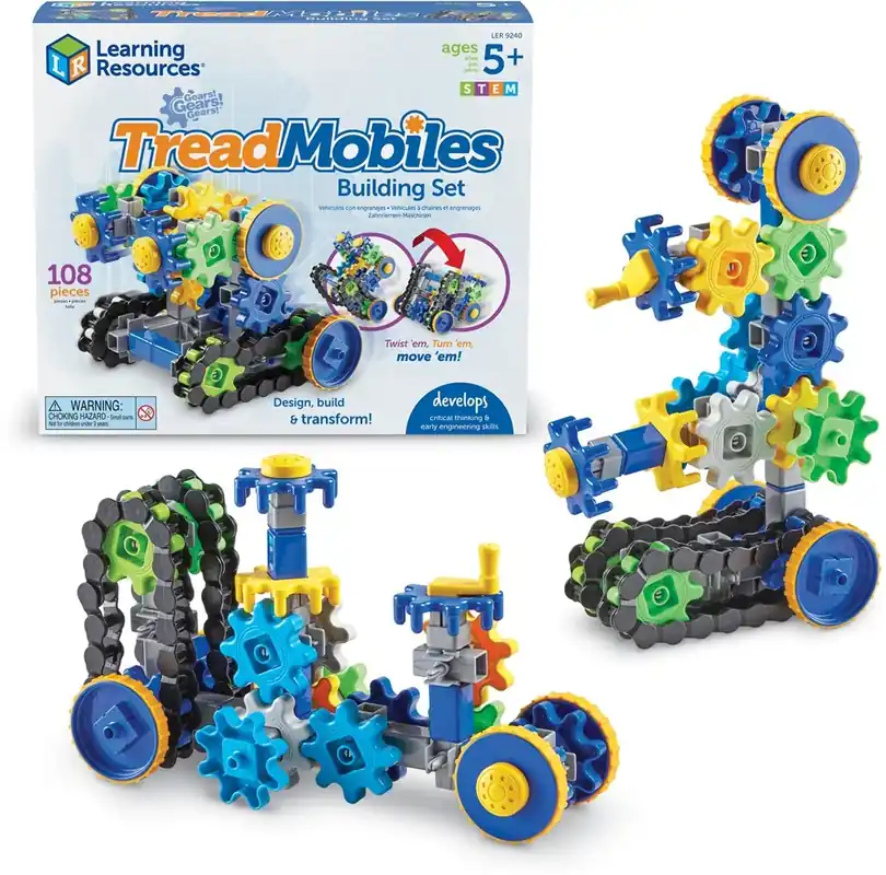 Learning Resources - Gears! Gears! Gears!® TreadMobiles Bouwset Populair